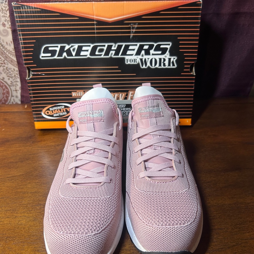 Skechers Women's Light Pink Athletic Sneakers - Picture 2 of 10